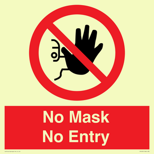 No Mask No Entry